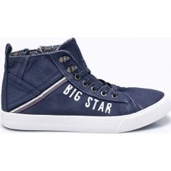 Big Star - Trampki. Niebieskie trampki i tenisówki męskie Big Star, bez wzorów, z materiału, bez zapięcia. W wyprzedaży za 49.90 zł.