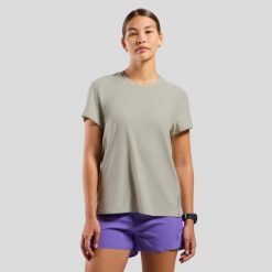Koszulka damska Odlo ZEROWEIGHT CHILL-TEC T-shirt. Białe t-shirty damskie Odlo, bez wzorów, bez kołnierzyka. Za 222.95 zł.