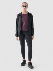 4F Legginsy do biegania z wysokim stanem damskie - szare XS. Szare legginsy damskie 4f, s, bez wzorów, z dzianiny. W wyprzedaży za 89.99 zł.