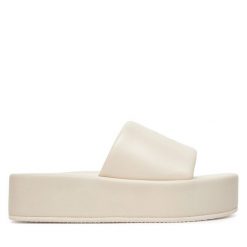 Klapki Eva Minge. Klapki damskie Eva Minge, bez wzorów, bez obcasa. Za 299.99 zł.