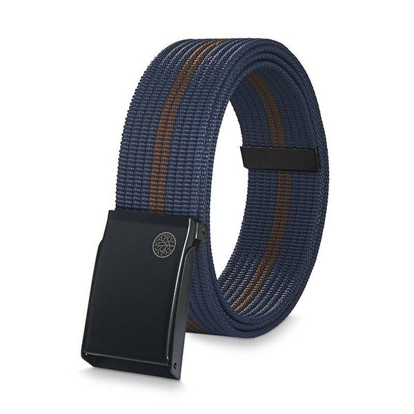 Pasek parciany BETLEWSKI PRC-08_CZ-0 S granatowy. Niebieskie paski męskie Betlewski, bez wzorów, z materiału. Za 34.99 zł.