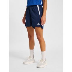 Szorty damskie Hummel Lead 2.0. Niebieskie szorty damskie HUMMEL, bez wzorów, sportowe. Za 141.00 zł.