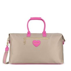 Torba weekendowa Juicy Couture. Brązowe torebki klasyczne damskie Juicy Couture, bez wzorów, bez dodatków. Za 369.99 zł.