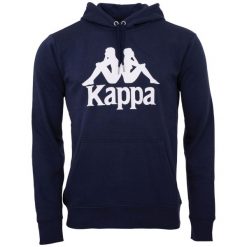 Bluza sportowa męska Kappa Taino. Białe bluzy sportowe męskie Kappa, na lato, bez wzorów, z bawełny, klasyczne, bez kołnierzyka, bez ramiączek. Za 99.99 zł.