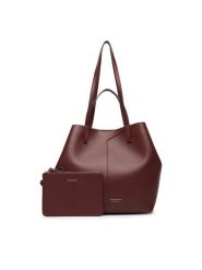Emporio Armani Torebka EW005668 AF29459 U6017 Brązowy. Brązowe torebki klasyczne damskie Emporio Armani, bez wzorów, ze skóry, bez dodatków. Za 2,764.00 zł.