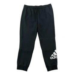 Second life - Spodnie dresowe męskie French Terry czarne - Jak nowy. Czarne spodnie sportowe męskie Adidas, z dresówki. Za 143.46 zł.