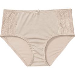 Stringi modelujące bonprix kremowy. Brązowe bielizna wyszczuplająca bonprix, bez wzorów, z bawełny. Za 34.99 zł.