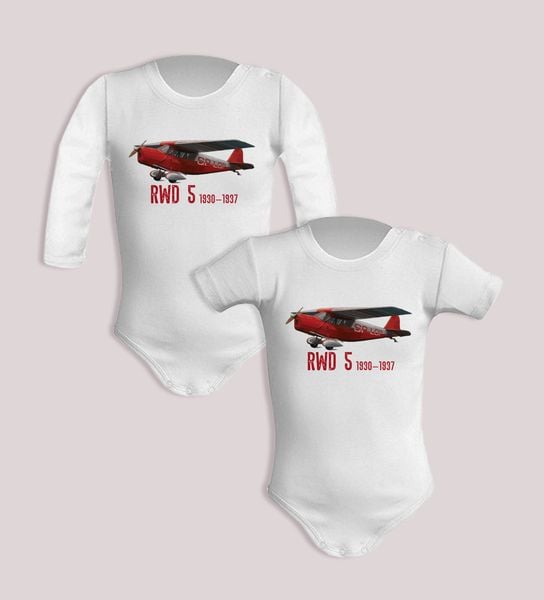 RWD-5 — body (Rozmiar: 6M; Długość rękawa: krótki; Rodzaj nadruku: RWD-5). Body niemowlęce nikiniki, bez wzorów, z bawełny, bez ramiączek. Za 59.00 zł.