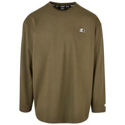 Koszulka z długim rękawem Starter Essential. Zielone koszulki męskie z długim rękawem Starter, m. Za 198.00 zł.