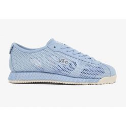 Buty Sportowe Damskie Lacoste Club-Low. Niebieskie buty sportowe na co dzień damskie Lacoste, bez wzorów, z tkaniny, tenisowe. Za 510.40 zł.