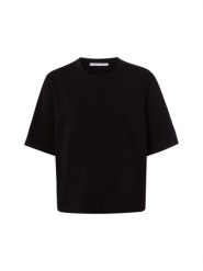 Samsøe Samsøe Koszulka Kobiety Bawełna (100%) czarny, S. Czarne t-shirty damskie Samsoe & Samsoe, s, bez wzorów, z bawełny, bez kołnierzyka. Za 299.95 zł.