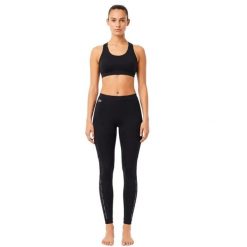 Spodnie sportowe damskie Lacoste. Czarne spodnie sportowe damskie Lacoste, uniwersalny, z elastanu, na fitness i siłownię. Za 357.00 zł.