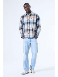 Garcia Koszula w kolorze niebiesko-brzoskwiniowym rozmiar: XXL. Niebieskie koszule męskie Garcia, xxl, bez wzorów, z bawełny, bez kołnierzyka, bez ramiączek. Za 126.99 zł.