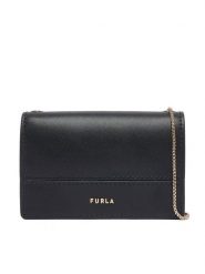 Furla Torebka Lia M WP00609 BX3104 CN O6000 Czarny. Czarne portfele damskie Furla, bez wzorów, ze skóry, bez dodatków. Za 584.99 zł.