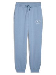 Puma Spodnie dresowe w kolorze błękitnym rozmiar: S. Niebieskie spodnie dresowe damskie Puma, s, bez wzorów, z dresówki. Za 157.35 zł.