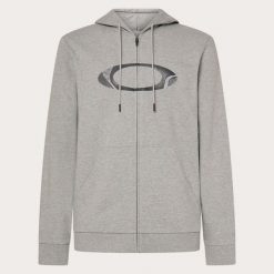 Oakley Bluza New Ellipse Zip Foa406465-28B. Szare bluzy bez kaptura męskie Oakley, m. Za 173.99 zł.