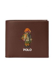 Polo Ralph Lauren Portfel 405P16238002 Brązowy. Brązowe portfele męskie Polo Ralph Lauren, bez wzorów, ze skóry. Za 819.99 zł.