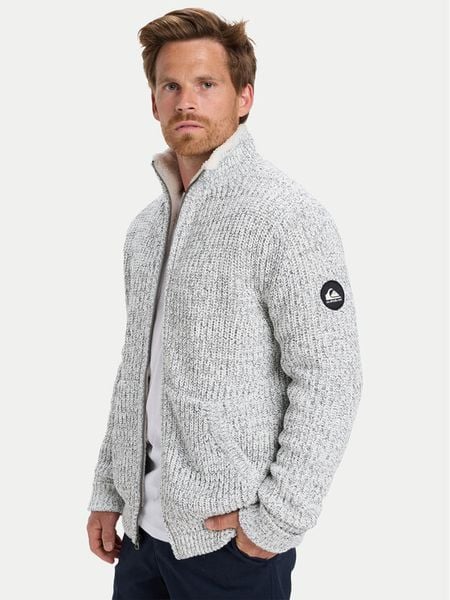 Quiksilver Kardigan Boketto EQYSW03324 Szary Regular Fit. Szare kardigany męskie Quiksilver, l, bez wzorów, z bawełny, bez kołnierzyka. Za 409.99 zł.