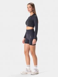 Carpatree Koszulka sportowa "Allure" w kolorze antracytowym rozmiar: S. Czarne bluzki sportowe damskie Carpatree, s, bez wzorów, z materiału, bez ramiączek. Za 118.56 zł.