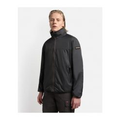 Kurtka sportowa męska Napapijri. Czarne kurtki treningowe męskie Napapijri, m, bez wzorów, trekkingowe. Za 339.99 zł.