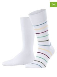 ESPRIT Skarpety (2 pary) w kolorze białym rozmiar: 43-46. Białe skarpetki męskie Esprit, bez wzorów. Za 26.99 zł.