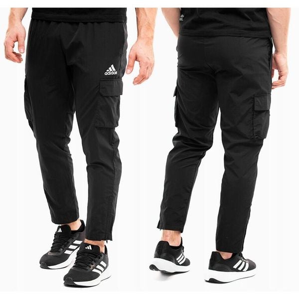 Adidas spodnie męskie dresowe sportowe dresy joggery Essentials. Czarne spodnie sportowe męskie Adidas, z dresówki. Za 167.00 zł.