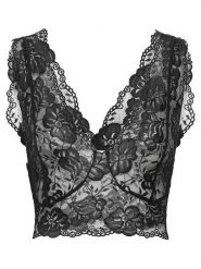 Cream Top w kolorze czarnym rozmiar: S. Czarne topy damskie Cream, s, bez wzorów, z koronki, bez kołnierzyka. Za 61.60 zł.