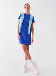 Polo Ralph Lauren Sukienka codzienna 211799490007 Niebieski Regular Fit. Niebieskie sukienki damskie Polo Ralph Lauren, na co dzień, xxs, bez wzorów, z bawełny, bez kołnierzyka, bez ramiączek, proste. Za 629.99 zł.