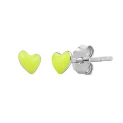 Glanzstücke München Kolczyki Serce Srebro wysokiej próby Srebrny 1 ct Damski. Szare kolczyki damskie Glanzstücke München, srebrne, na sztyftcie. Za 119.99 zł.