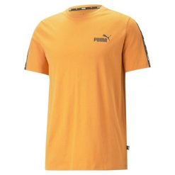 T-shirt z krótkim rękawem męski Puma ESS+ TAPE. Brązowe t-shirty męskie Puma, m, bez wzorów, z bawełny, bez kołnierzyka. Za 98.72 zł.