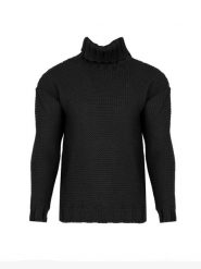 La Haine Inside Us Sweter | LM278 | Mężczyzna | Czarny. Czarne swetry męskie La Haine Inside Us, m, bez wzorów, z poliesteru, bez kołnierzyka. W wyprzedaży za 479.00 zł.