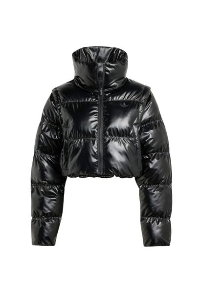 Kurtka puchowa Adidas Originals JX2988 black. Czarne kurtki damskie Adidas, l, bez wzorów, z materiału, bez kaptura. Za 683.90 zł.