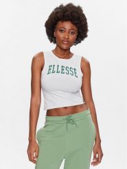 Ellesse Top Fliss SGR17857 Szary Regular Fit. Szare topy damskie Ellesse, bez wzorów, z bawełny, bez kołnierzyka. Za 59.99 zł.