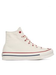 Converse Trampki Chuck Taylor All Star Lift Platform Hearts A19062C Écru. Trampki i tenisówki dziewczęce Converse, bez wzorów, z materiału, bez zapięcia. Za 329.99 zł.