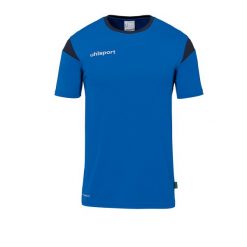 Koszulka Uhlsport Squad 27. Niebieskie bluzki damskie UHLSPORT, bez wzorów, z dżerseju, bez kołnierzyka. Za 122.50 zł.