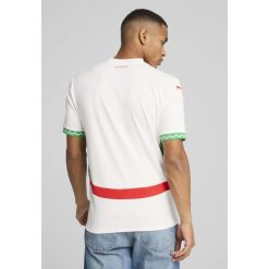 Męska koszulka wyjazdowa Maroko 2025 PUMA White Fast Green Red. Białe t-shirty sportowe męskie Puma, m, bez ramiączek, do piłki nożnej. Za 419.00 zł.