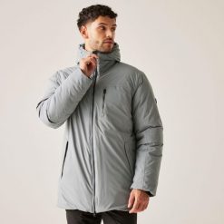 Yewbank II Regatta męska trekkingowa kurtka parka zimowa. Szare kurtki męskie Regatta, na zimę, l, bez wzorów. Za 349.99 zł.