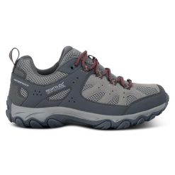 Buty damskie trekkingowe niskie z membraną Edgepoint IV. Szare obuwie trekkingowe damskie Regatta. W wyprzedaży za 199.99 zł.