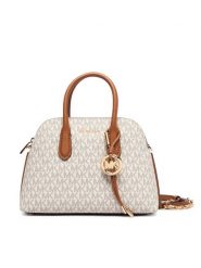 MICHAEL Michael Kors Torebka 30T6GX4S2B Kremowy. Białe torebki klasyczne damskie MICHAEL Michael Kors, bez wzorów, ze skóry, bez dodatków. Za 1,329.00 zł.