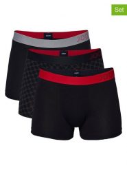 Joop! Bodywear Bokserki (3 pary) w kolorze czarnym rozmiar: XL. Czarne bokserki męskie Joop! Bodywear, bez wzorów. Za 84.45 zł.