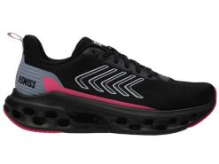 Buty sportowe MELROSE TUBES LITE (94494-065-M). Czarne buty sportowe na co dzień damskie K-Swiss, bez wzorów. Za 189.00 zł.