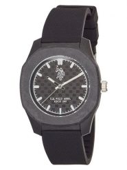 U.S. Polo Assn. Zegarek kwarcowy w kolorze czarnym rozmiar: onesize. Czarne, analogowe zegarki męskie U.S. Polo Assn. Za 173.99 zł.