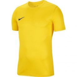 Koszulka Z Krótkim Rękawem Unisex Dla Dorosłych Dry Park VII. Żółte bluzki damskie Nike, s, bez wzorów, sportowe, bez kołnierzyka, bez ramiączek. Za 117.99 zł.