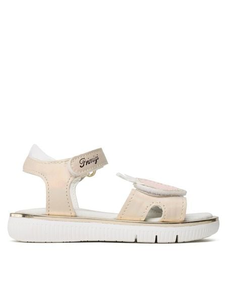 Primigi Sandały 3914000 M Beżowy. Brązowe sandały dziewczęce Primigi, ze skóry, bez zapięcia. Za 159.99 zł.