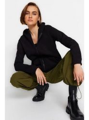 Trendyol Kardigan w kolorze czarnym rozmiar: XL. Czarne kardigany damskie Trendyol, xl, bez wzorów. Za 82.64 zł.