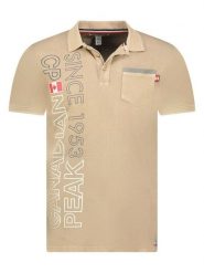Canadian Peak Koszulka polo "Konakreak" w kolorze beżowym rozmiar: M. Brązowe koszulki polo męskie Canadian Peak, m, bez wzorów, z bawełny, bez ramiączek. Za 83.62 zł.
