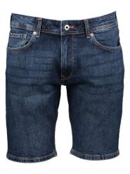 Pepe Jeans Bermudy dżinsowe "Stanley" w kolorze granatowym rozmiar: W33. Niebieskie szorty męskie Pepe Jeans, z aplikacjami, z jeansu, klasyczne. Za 131.12 zł.
