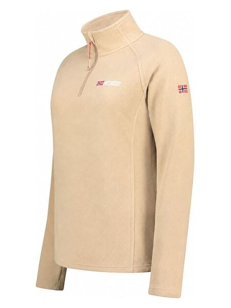 Geographical Norway Bluza polarowa w kolorze beżowym rozmiar: XXL. Brązowe bluzy bez kaptura damskie Geographical Norway, xxl, z polaru. Za 76.95 zł.