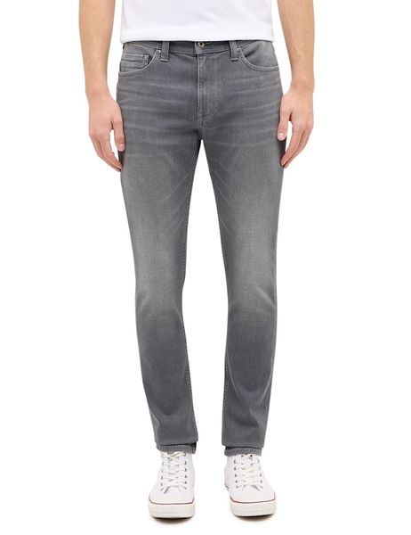 Męskie Spodnie Jeansowe Mustang Style Vegas Slim Denim Grey 1015117 4500 403. Szare spodnie materiałowe męskie Mustang, bez wzorów, z denimu. Za 219.99 zł.