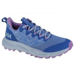 Buty Helly Hansen Featherswift Trail W 11787-627 niebieskie. Niebieskie buty sportowe na co dzień damskie bez wzorów, z materiału, do biegania. Za 451.71 zł.